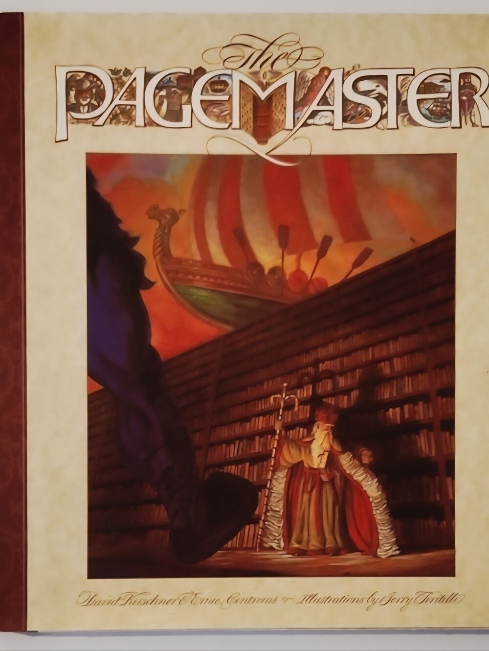 The Pagemaster 1st Edition HB Children's Fantasy Adventure Fiction Book In EUC